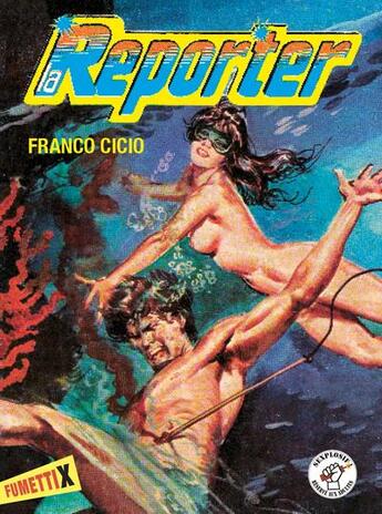 Couverture du livre « La reporter » de Franco Cicio aux éditions Dynamite