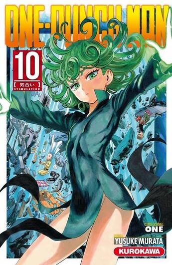 Couverture du livre « One-Punch Man Tome 10 : stimulation » de Yusuke Murata et One aux éditions Kurokawa