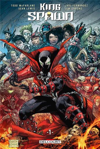 Couverture du livre « King Spawn Tome 1 » de Javi Fernandez et Todd Mcfarlane et Sean Lewis aux éditions Delcourt