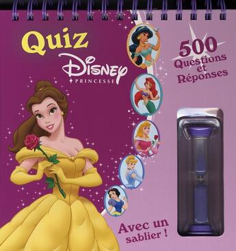 Couverture du livre « Quiz disney princess 500 quest » de Jost/Dudognon aux éditions Hemma