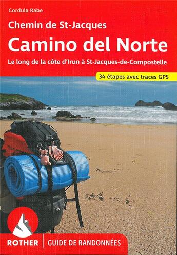 Couverture du livre « Camino del norte (fr) » de Cordula Rabe aux éditions Rother