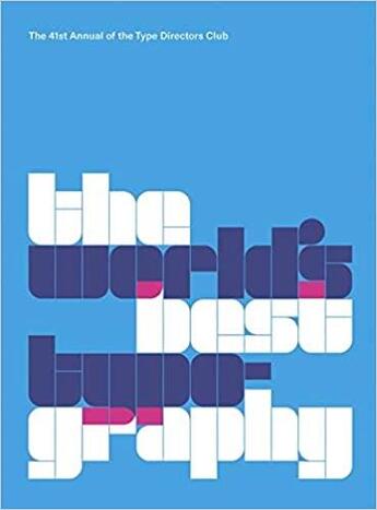 Couverture du livre « The world's best typography 41 2020 » de Type Directors Club aux éditions Hermann Schmidt