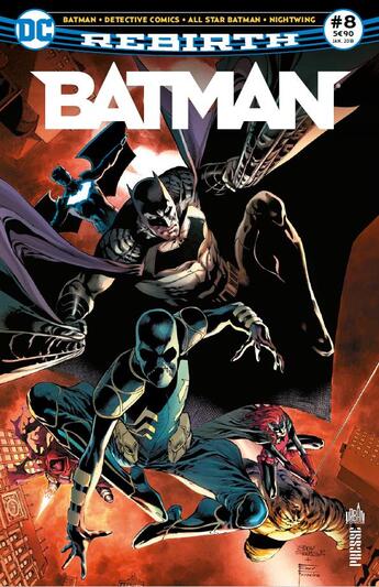 Couverture du livre « Batman rebirth n.8 : la ligue des ombres est à Gotham ! » de  aux éditions Urban Comics Press