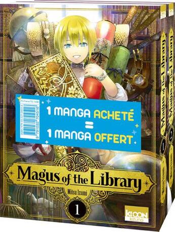 Couverture du livre « Magus of the library : Intégrale Tomes 1 et 2 » de Mitsu Izumi aux éditions Ki-oon