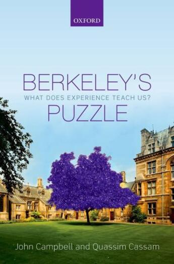 Couverture du livre « Berkeley's Puzzle: What Does Experience Teach Us? » de Cassam Quassim aux éditions Oup Oxford