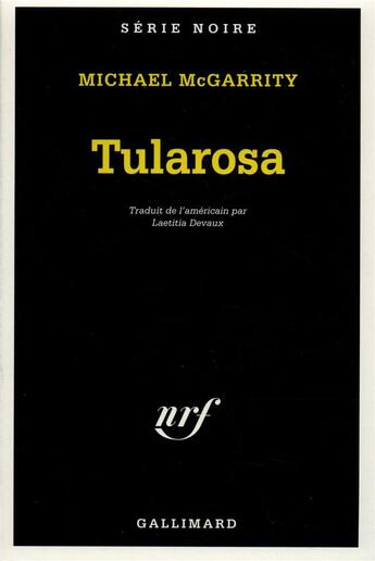 Couverture du livre « Tularosa » de Michael Mcgarrity aux éditions Gallimard