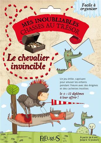 Couverture du livre « MES INOUBLIABLES CHASSES AU TRESOR : le chevalier invincible » de Christine Roussey et Olivier Colin-Barrand aux éditions Fleurus