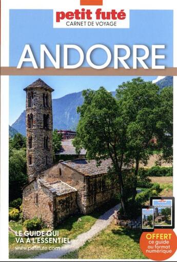 Couverture du livre « Guide andorre 2023 carnet petit fute » de Collectif Petit Fute aux éditions Le Petit Fute