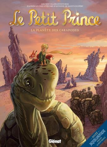 Couverture du livre « Le petit prince Tome 8 ; la planète des Caropodes » de Didier Poli et Guillaume Dorison aux éditions Glenat