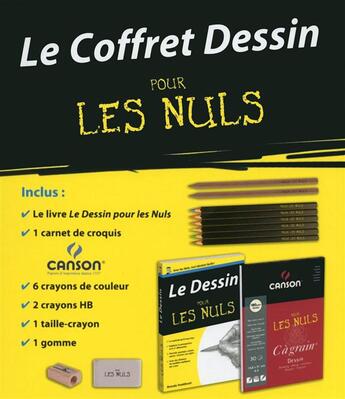 Couverture du livre « Le coffret dessin pour les nuls 2ed » de Brenda Hoddinott aux éditions First