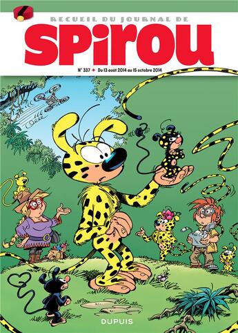 Couverture du livre « Recueil Spirou n.337 » de  aux éditions Dupuis