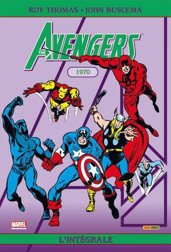 Couverture du livre « Avengers : Intégrale vol.7 : 1973-1974 » de John Buscema et Roy Thomas aux éditions Panini