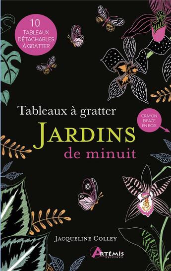 Couverture du livre « Jardins de minuit » de Jacqueline Colley aux éditions Artemis