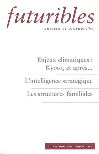 Couverture du livre « ENJEUX CLIMATIQUES : KYOTO, ET APRES... » de Skolnikoff/Criqui aux éditions Futuribles