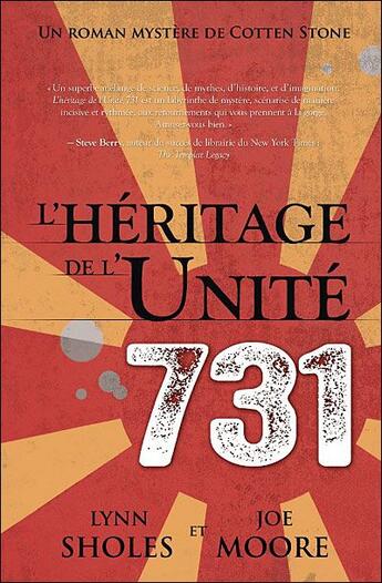 Couverture du livre « L'héritage de l'unité 731 » de Lynn Sholes et Joe Moore aux éditions Ada