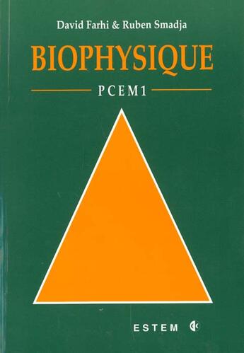 Couverture du livre « Biophysique pcem1 » de Fahri aux éditions Estem