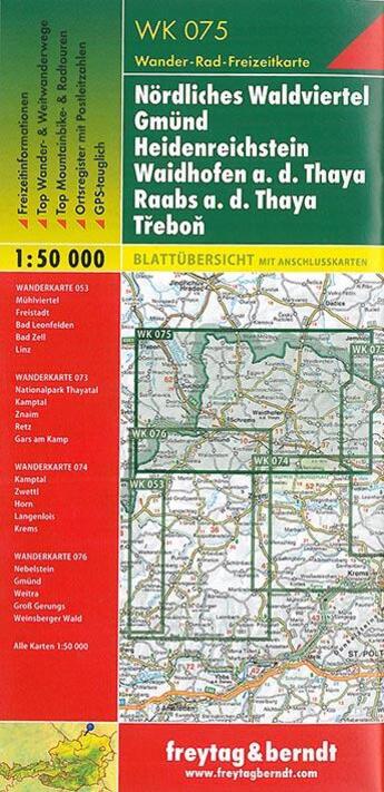 Couverture du livre « Northern waldviertel » de  aux éditions Freytag Und Berndt