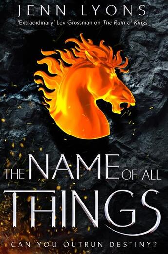 Couverture du livre « THE NAME OF ALL THINGS - CHRORUS OF DRAGONS 2 » de Jenn Lyons aux éditions Tor Books