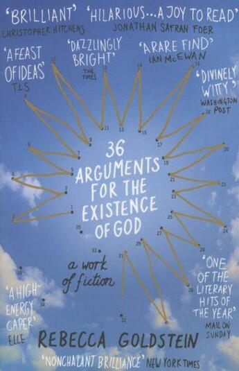 Couverture du livre « 36 Arguments for the Existence of God: A Work of Fiction » de Rebecca Goldstein aux éditions Atlantic Books