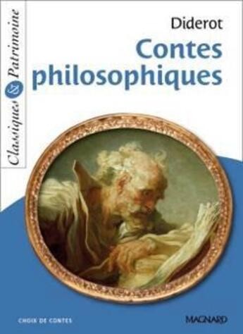 Couverture du livre « Contes philosophiques » de Denis Diderot aux éditions Magnard