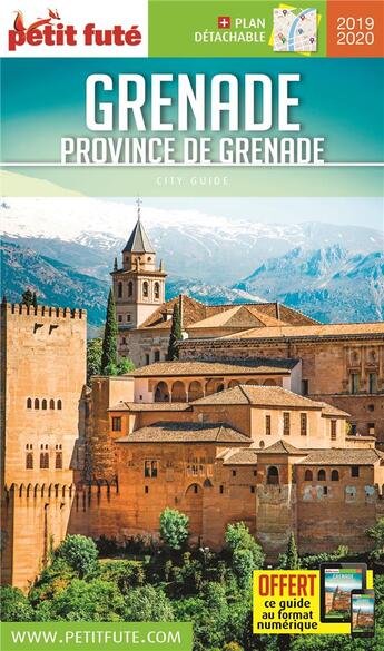 Couverture du livre « GUIDE PETIT FUTE ; CITY GUIDE : Grenade, province de Grenade (édition 2019/2020) » de Collectif Petit Fute aux éditions Le Petit Fute