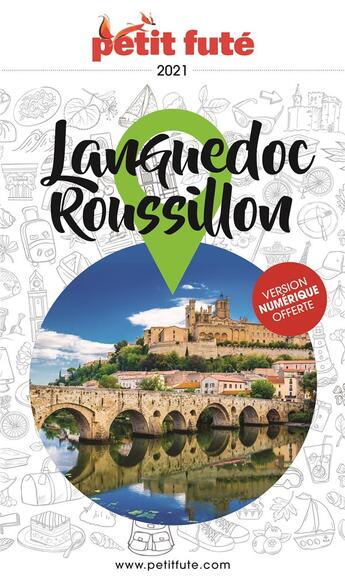 Couverture du livre « GUIDE PETIT FUTE ; REGION ; languedoc Roussillon (édition 2021) » de  aux éditions Le Petit Fute