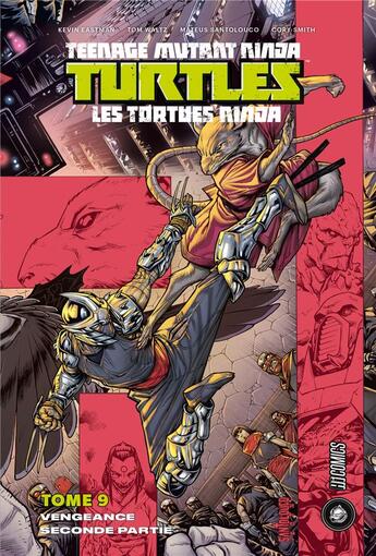 Couverture du livre « Les Tortues Ninja - TMNT Tome 9 : vengeance Tome 2 » de Kevin Eastman et Mateus Santolouco aux éditions Hicomics