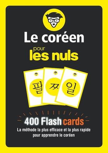 Couverture du livre « Flashcards le coreen pour les nuls » de Eunjin Kim aux éditions First