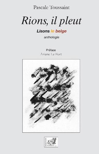 Couverture du livre « Rions, il pleut » de Pascale Toussaint aux éditions Samsa