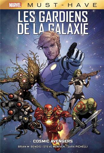 Couverture du livre « Les gardiens de la galaxie: cosmic avengers » de Sara Pichelli et Steve Mcniven et Brian Michael Bendis aux éditions Panini