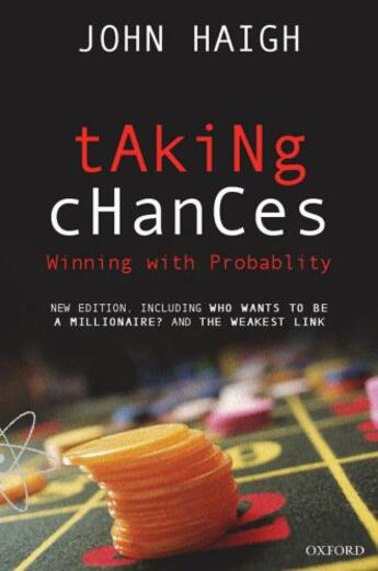 Couverture du livre « Taking Chances: Winning with Probability » de Haigh John aux éditions Oup Oxford