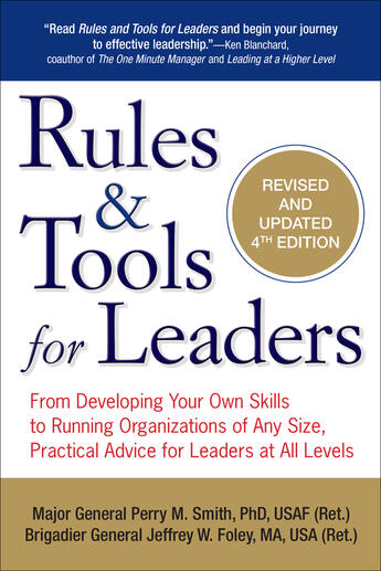 Couverture du livre « Rules & Tools for Leaders » de Foley Jeffrey W aux éditions Penguin Group Us