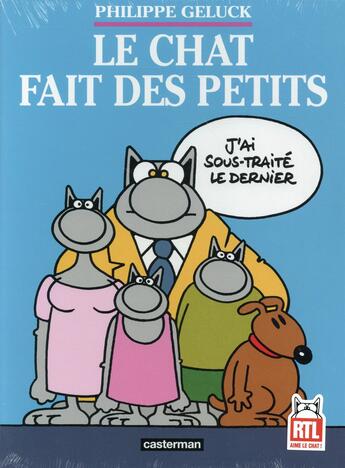 Couverture du livre « Le Chat Tome 20 : le Chat fait des petits » de Philippe Geluck aux éditions Casterman