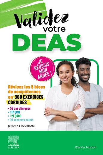 Couverture du livre « Validez votre DEAS : Aide-soignant » de Jerome Chevillotte aux éditions Elsevier-masson