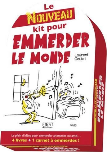 Couverture du livre « Le nouveau kit pour emmerder le monde ; coffret » de Laurent Gaulet aux éditions First