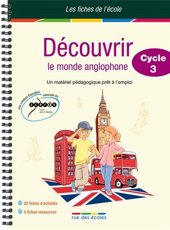 Couverture du livre « 50 activités de découverte du monde anglophone » de  aux éditions Rue Des Ecoles