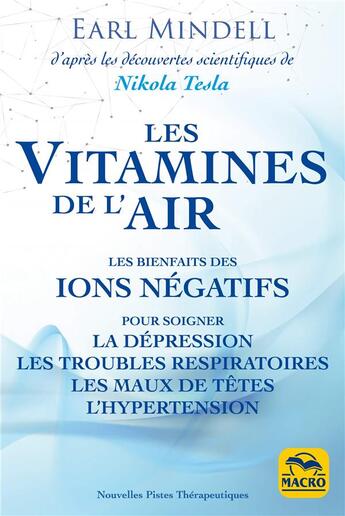 Couverture du livre « Les vitamimes de l'air ; l'action positive des ions négatifs » de Earl Mindell aux éditions Macro Editions