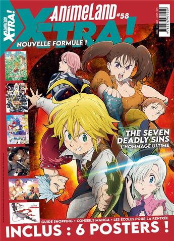 Couverture du livre « Animeland xtra N.58 ; Seven Deadly Sins » de  aux éditions Ynnis