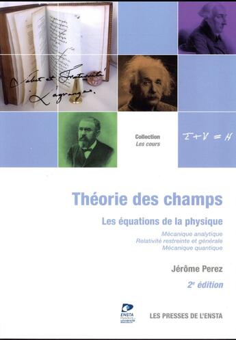 Couverture du livre « Théorie des champs (2e édition) » de Jerome Perez aux éditions Ensta