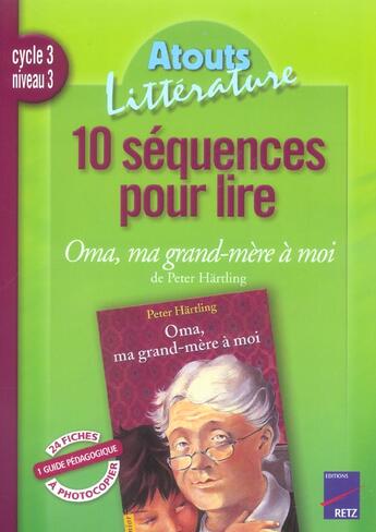 Couverture du livre « 10 sequences pour lire oma ma » de Faure aux éditions Retz