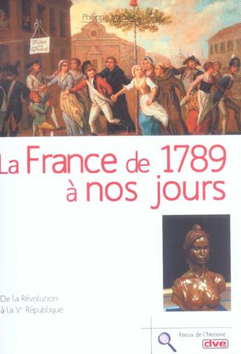 Couverture du livre « France de 1789 a nos jours (la) » de Valode aux éditions De Vecchi