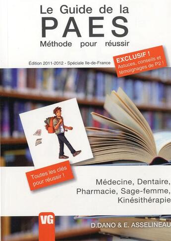 Couverture du livre « Guide de la paes methode pour reussir » de Dano aux éditions Vernazobres Grego