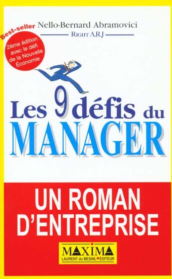 Couverture du livre « Les 9 defis du manager un roman d'entreprise - 2e ed. » de Abramovici N-B. aux éditions Maxima