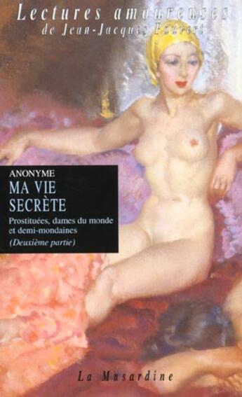 Couverture du livre « Ma vie secrete t.4 » de  aux éditions La Musardine