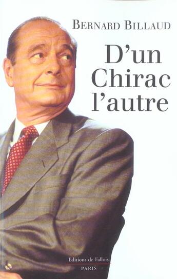 Couverture du livre « L'autre chirac » de Billaud-B aux éditions Fallois