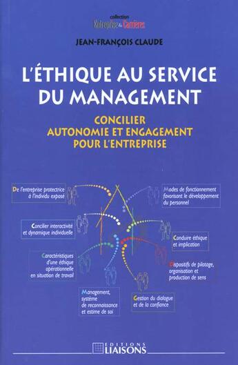 Couverture du livre « Ethiq au service managem » de Claude aux éditions Liaisons