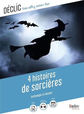 Couverture du livre « 4 histoires de sorcières : Circé, la Fée Morgane, Hänsel et Gretel, sacrées sorcières » de Georges Chandon et Roald Dahl et Wilhelm Grimm et Jakob Grimm et Nancy Molnar aux éditions Belin Education