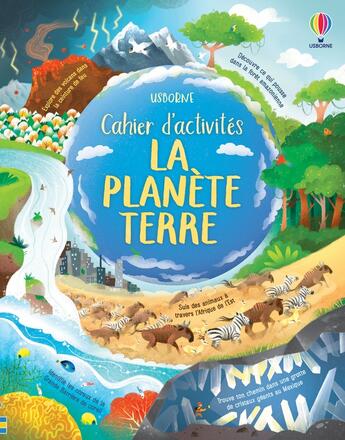 Couverture du livre « La planète Terre » de James Maclaine et Sam Baer et Lizzie Cope aux éditions Usborne