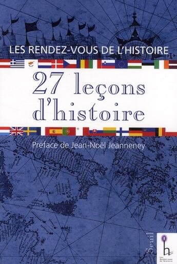 Couverture du livre « 27 leçons d'histoire » de  aux éditions Seuil