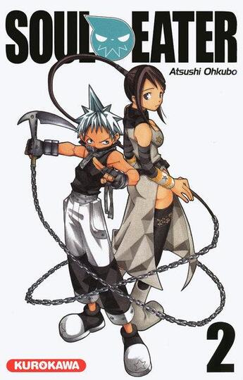 Couverture du livre « Soul eater Tome 2 » de Atsushi Ohkubo aux éditions Kurokawa